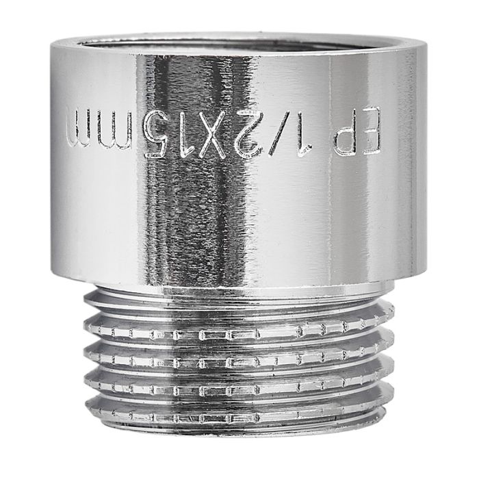 Подовжувач Europroduct EP.E015.Chr - 1/2"MF-15мм хром (EP6122)