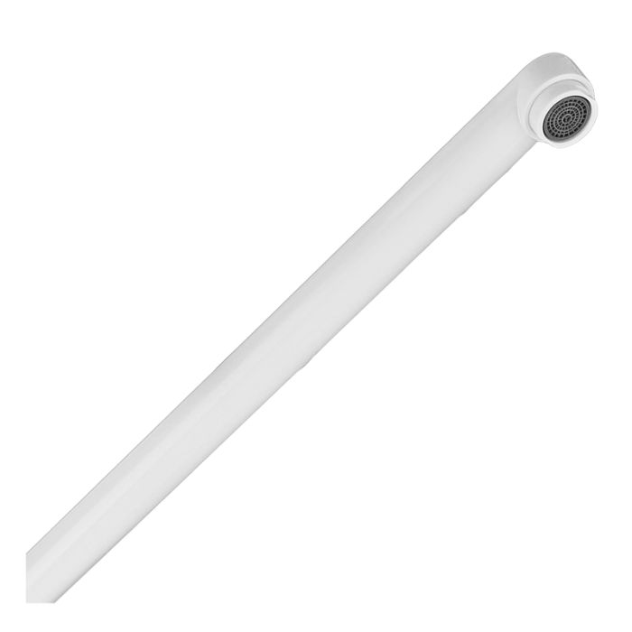 Змішувач для ванної Plamix Sirius-140 White (зі шлангом та лійкою) (PM0637)