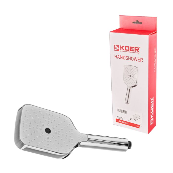 Лійка для душу Koer KP-0412-01 3 функції (Колір хром) (KR5416)