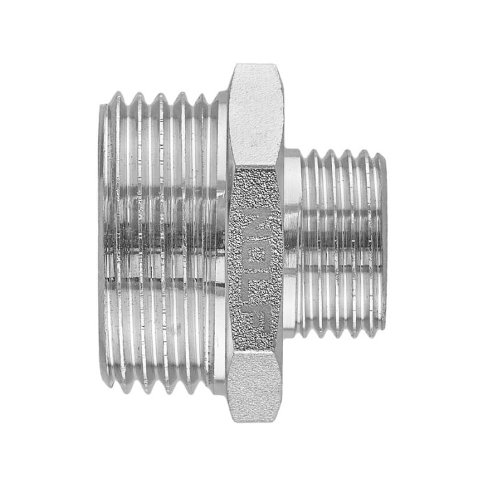 Ніпель редукційний Nolf NFC.N0608-N-3/4"x1/2" нікельований (NF3083)