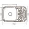 Мийка кухонна Zerix Z7549-08-180D (decor) (ZX1607)