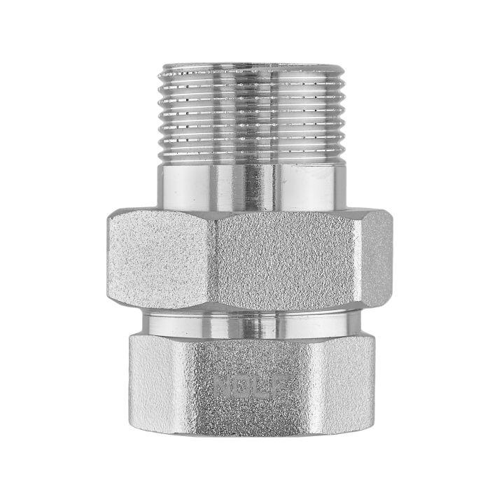 Згін американка Nolf NFC.511-06 - 1/2" прямий нікельований (NF3230)