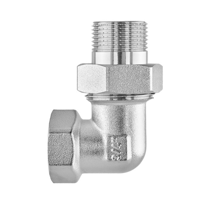 Згін американка Nolf NFC.521-10 - 1" кутовий нікельований (NF3238)