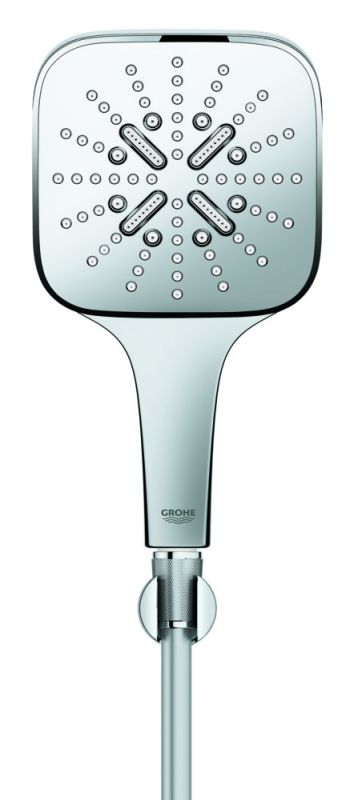 Душовий набір з тримачем, 3 режими струменя Grohe Rainshower SmartActive (26589000)