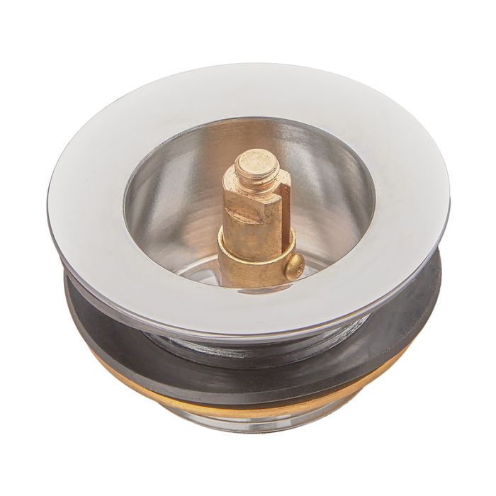 Донний клапан для ванни Koer PW-06-01 1 1/2'' автоматичний СLICK-СLACK (Колір хром) (KR5799)