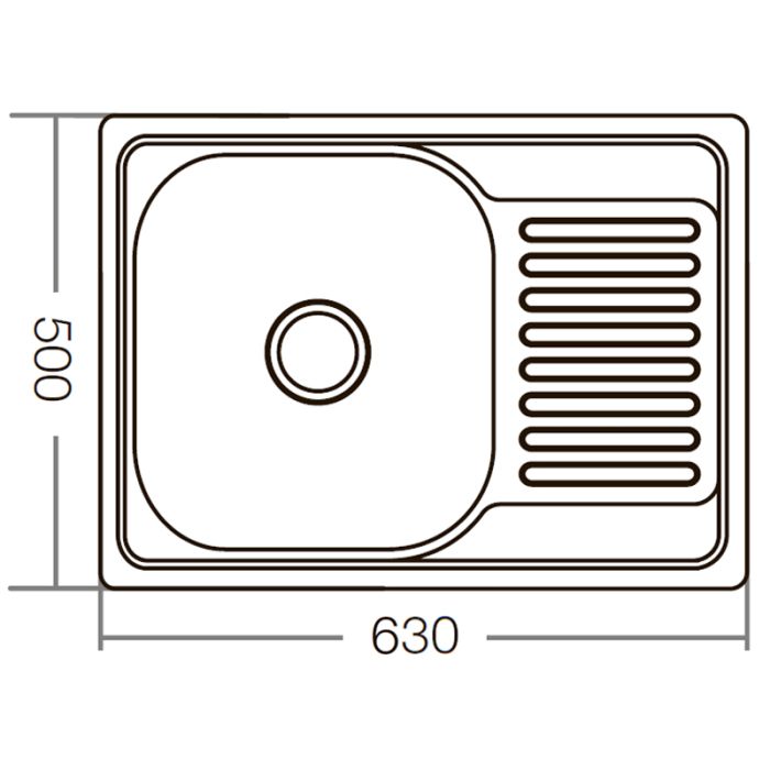 Мийка кухонна Zerix Z6350-08-180D (decor) (ZM0564)