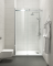 Двері в нішу Koer SR SD01-140x200-TR-01 прозоре скло Easy Clean 8мм, хром (KR5380)