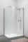 Бічна стінка до кабіни Koer SR SW01-90x200-TR-01 прозоре скло Easy Clean 8мм, хром (KR5381)