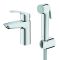 Змішувач для раковини з гігієнічним душем Grohe Eurosmart New (23124003)