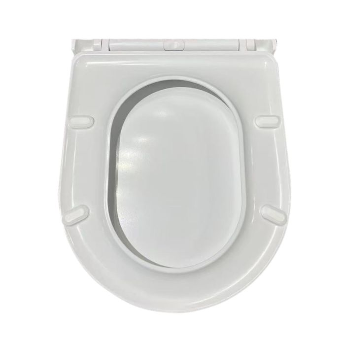 Сидіння-кришка для унітазу Koer AC-0101-SEAT COVER 450х390х80mm дюропласт з мікроліфтом (KR5617)