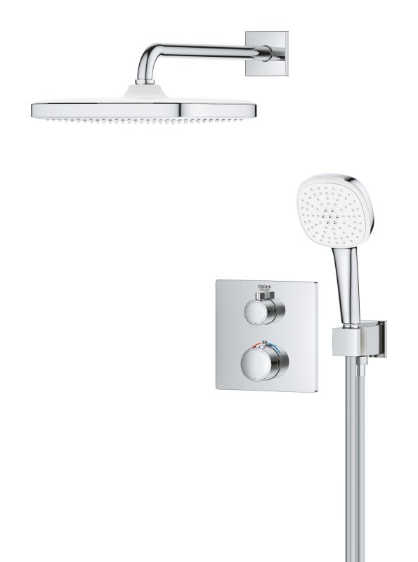 Душова система прихованого монтажу з термостатом Grohe Grohtherm (34871000)