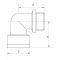 Кут 1'' НВ Koer KF.L10MF (KF0077)