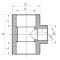 Трійник редукційний 63x32x63 PPR Koer K0053.PRO (KP0062)
