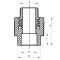 З'єднувальна муфта ЗР 25x3 /4M PPR Koer K0097.PRO (KP0116)