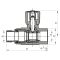 Кран радіаторний 20x1/2 прямий PPR Koer K0159.PRO (KP0204)