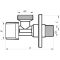 Кран для підключення сантехприборів 1/2"x3 /4" (NF.1101) Nolf (NF2973)
