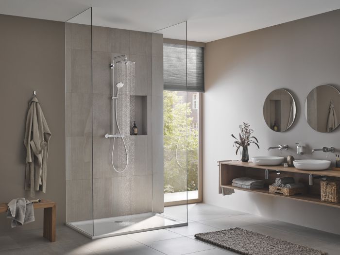 Душова система з термостатом для душа Grohe Euphoria System (27296003)