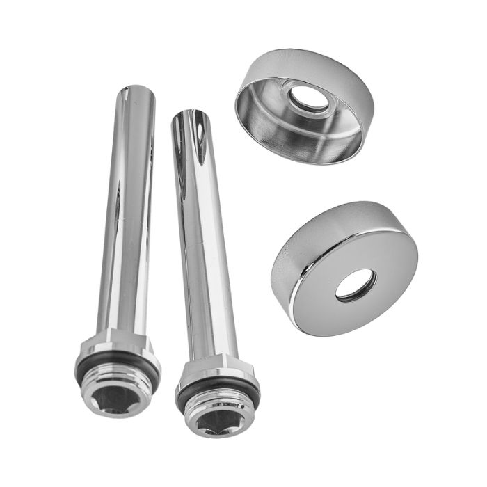 Комплект подовжувачів Koer KF.SET.06-15M d15x1/2M хромований (KR5847)