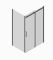 Бічна стінка до кабіни Koer SR SW01-90x200-TR-01 прозоре скло Easy Clean 8мм, хром (KR5381)