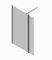 Душова перегородка Koer SR SP03-30x200-TR-01 Walk-In (рух.част) прозоре скло Easy Clean 8мм, хром (KR5399)
