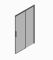 Двері в нішу Koer SR SD05-120x200-TR-01 прозоре скло Easy Clean 6мм, хром (KR5405)