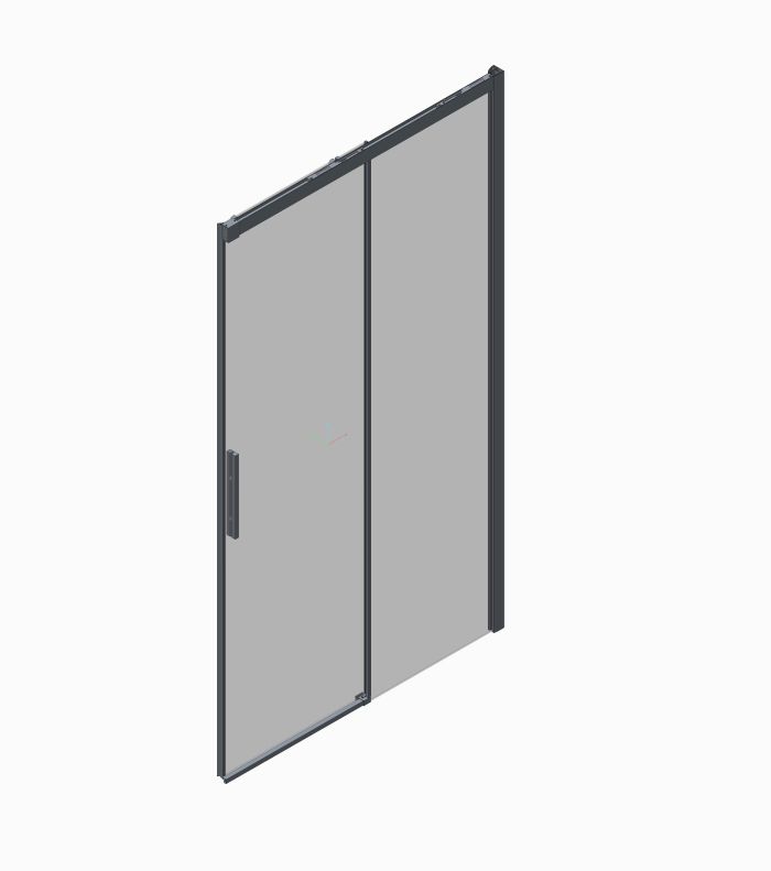 Двері в нішу Koer SR SD05-120x200-TR-01 прозоре скло Easy Clean 6мм, хром (KR5405)