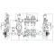 Колектор з вбудованим зміш. вузлом Koer KR.S1012-7 1 "х7 SUS304 і євроконус 3 / 4-16 (KR2940)