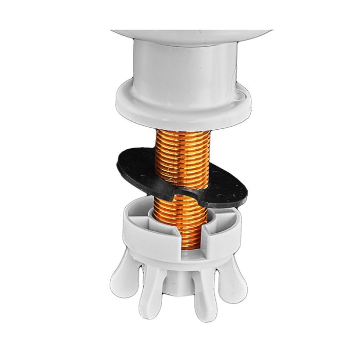 Проточний водонагрівач Zerix ELW06-F-WHITE 3,3 kW силіконовий вилив, на мийку (ZX5857)