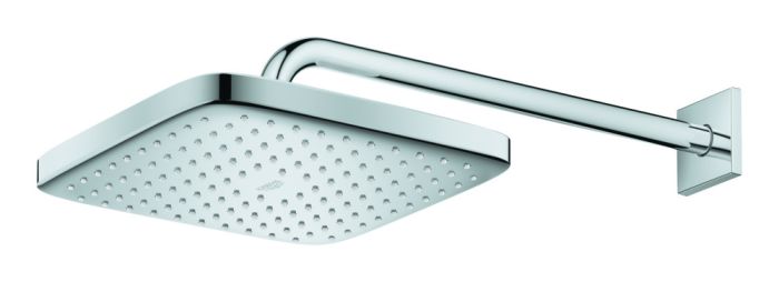 Верхній душ з настінним кронштейном Grohe Tempesta Cube (26687000)