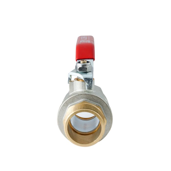 Кран кульовий ГШВ Koer Extreme KE.215-32 - 1 1/4" FM ручка "важіль" червона (KR5753)