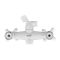 Змішувач для ванної Plamix Sirius-140 White (зі шлангом та лійкою) (PM0637)