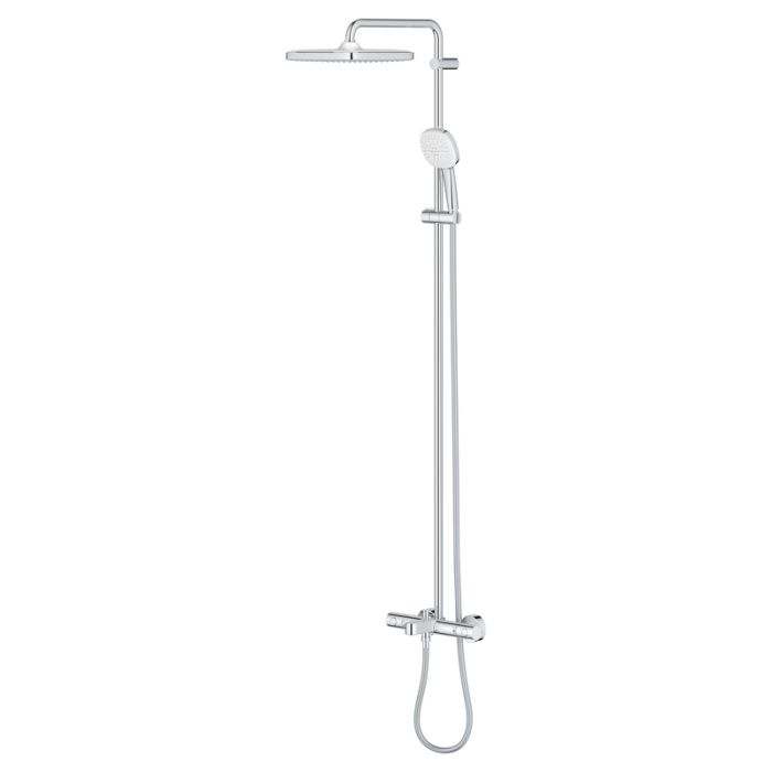 Душова система настінного монтажу з термостатом для ванни Grohe Tempesta System 250 Cube (26691001)