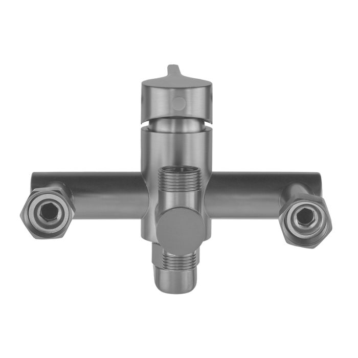 Душова колона зі змішувачем Zerix Rex-009-J Graphite з нерж. сталі (Колір графіт) (ZX6126)