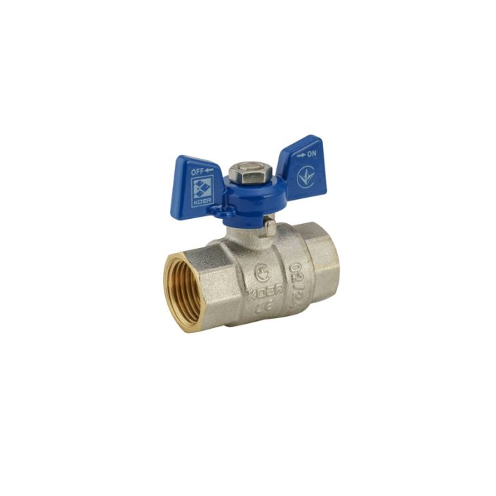Кран кульовий Koer 1/2" ГГМ (KR.217.B) синій (KR2719)