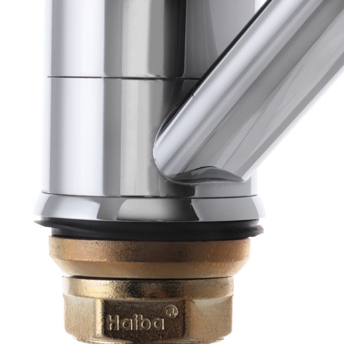 Змішувач для умивальника Haiba MARS 555 (вилив 15 см) (HB0269)