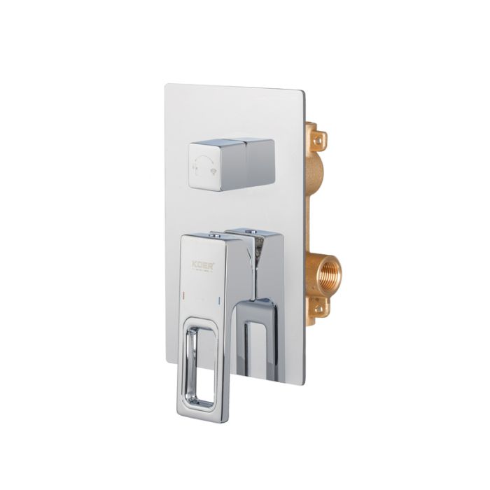 Душова система вбудована Koer KB-66009-01 3 функції (Колір хром) (KR6019)