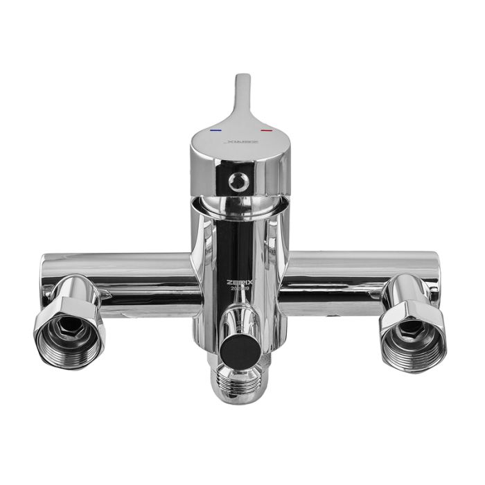 Змішувач для ванни Zerix Rex-006 (Euro) Chrome з нерж. сталі (Колір хром) (ZX6118)