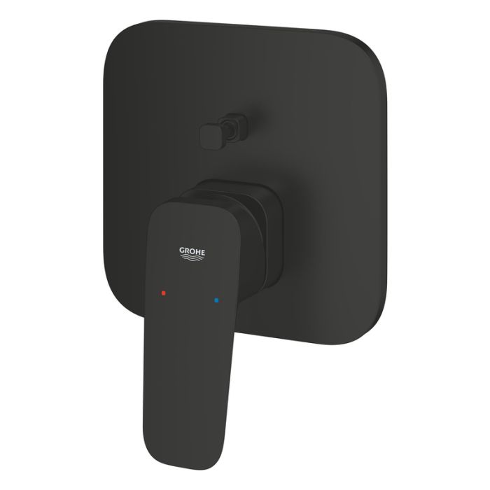 Змішувач одноважільний прихованого монтажу для ванни Grohe Cubeo з перемикачем на 2 положення (1017782430)