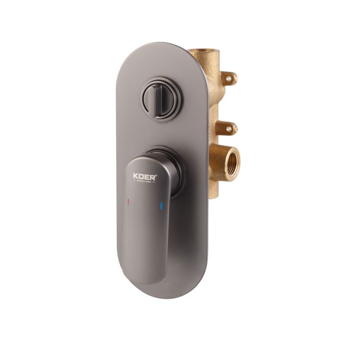 Вбудована душова система Koer KB-62028-07 2 функції (Колір графіт) (KR6011)