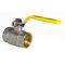 Кран кульовий KOER KR.214.G - 1 1/4" FF ГГВ YELLOW, ручка "важіль" жовта (KR0115)