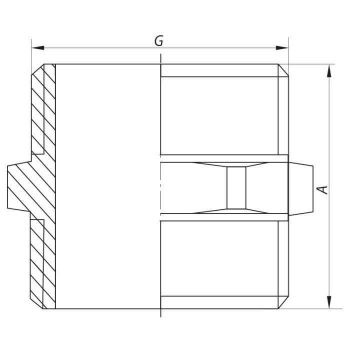 Ніпель 1/2'' big Koer WM.N06 (KR2988)