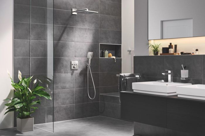 Душова система прихованого монтажу на 3 виходи з термостатом Grohe Grohtherm SmartControl (34864000)