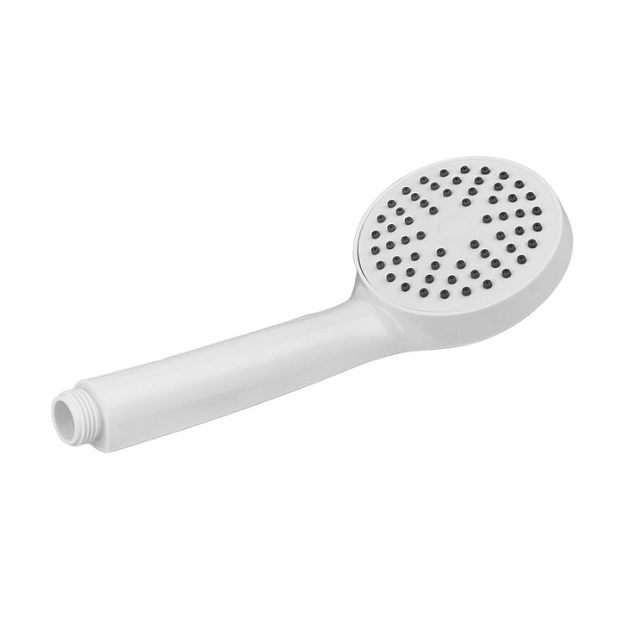 Змішувач для ванни Plamix Kubus-006 Euro Set White (з шлангом, лійкою та кронштейном) (PM0738)