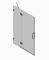 Двері в нішу Koer SR SD04-120x200-TR-01 прозоре скло Easy Clean 10мм, хром (KR5387)