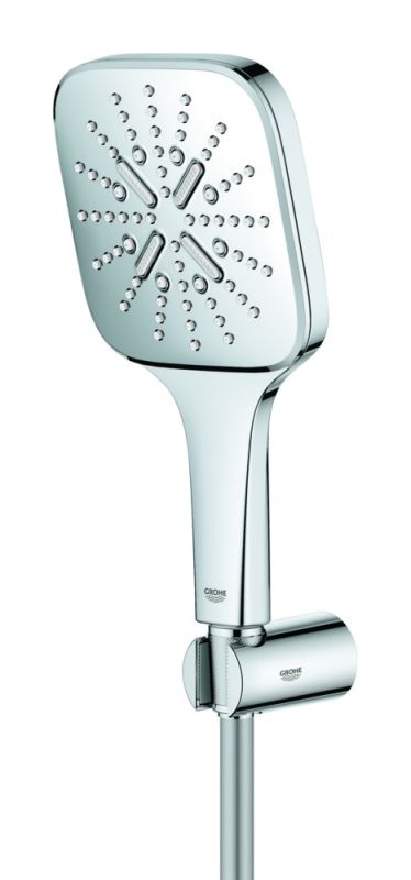 Душовий набір з тримачем, 3 режими струменя Grohe Rainshower SmartActive (26589000)