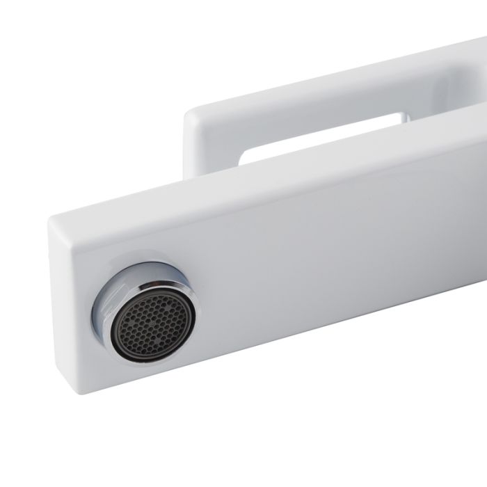 Змішувач для умивальника Koer KB-10009-04 (Колір хром+білий) (KR5975)