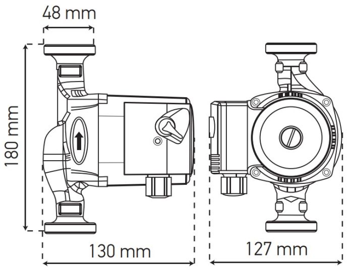 Насос циркуляційний відцентр. Koer KP.GRS-25 / 4-180 (KP0248)