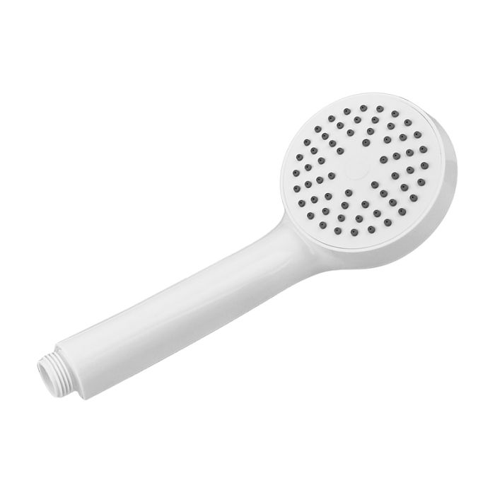 Змішувач для ванни Plamix Kubus-009 Euro Set White (з шлангом, лійкою та кронштейном) (PM0752)