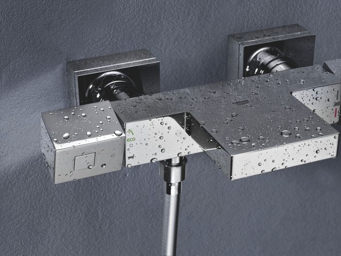 Змішувач для ванни з термостатом Grohe Grohtherm Cube (34497000)