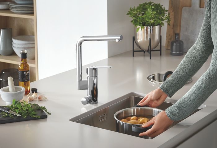 Мийка для кухні із нержавіючої сталі Grohe K700U (31574SD1)